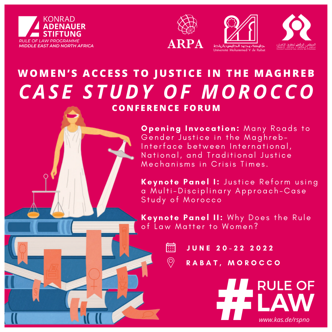 Conference in Rabat, Morocco Women's Access to Justice Rule of Law