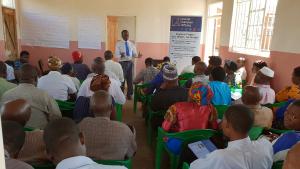 Training Facilitator- Mr. Emmanuel Mlaka outlines historical processes in land law reform in Malawi