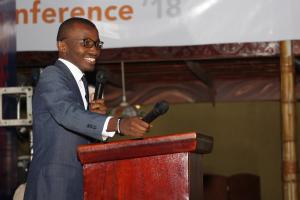 Moderator Raymond Mujuni