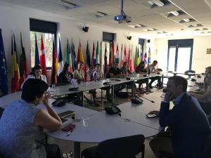 Gespräch mit Frau Ulrike Hauer in der EU-Delegation in Ost-Jerusalem