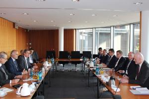 Gespräch im Bundestag mit Dr. Johann Wadephul und Roderich Kiesewetter