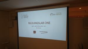 "BildungsLab One" 2017 in Stockholm