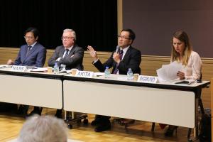 Diskutanten der Diskussionsrunde