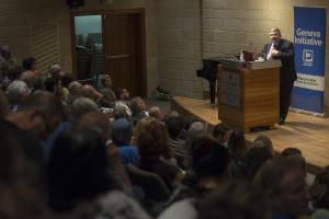 Audience and Dr. Harry Tzimitras