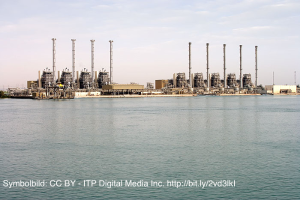 Der Klimawandel stellt Saudi-Arabien vor zahlreiche Herausforderungen: Der große Wasserbedarf muss durch energieintensive Meerwasserentsalzungsanlagen gedeckt werden