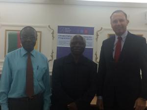 Visit of the Cameroon Academy of Science represented by Dr. David Mbah, executive secretary and Prof. Samuel Ayongue, Professor of Environmental Geology and Geophysics and Dean of the Faculty of Sciences at the University of Buea