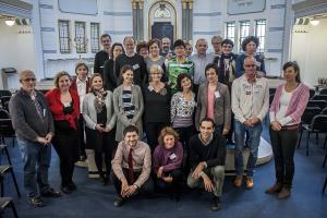 Participants of the Seminar in the Holocaust Memorial Center.