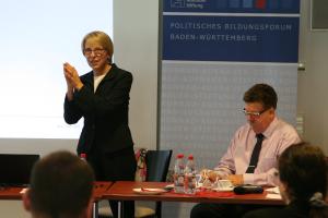 Elisabeth Beikirch, Hans-Joachim Fuchtel parl. Staatssekretär