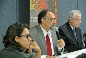 Tatiana Oliveira, Igor Fuser and Ambassador Castro Neves