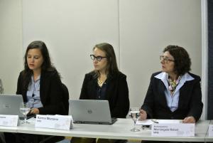 Marina Caetano, Karina Marzano und Mariângela Rebuá