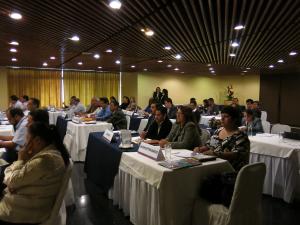 Primer Taller de Delegados Departamentales del Tribunal Supremo Electoral en el que se dieron cita por 2 días los delegados y sus auxiliares de los 22 departamentos de la República de Guatemala.