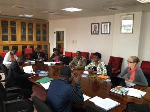 Think Tank engages in discussion with the Uganda Law Reforms Commission