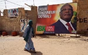Wahlplatkat Ibrahim Boubacar Keita