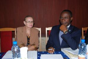 Mrs. Hildegard Behrendt-Kigozi, Dr. P. K. Njoku