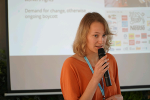 German intern, Johanna Lucks