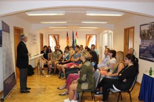 Initiativseminar KAS-Stipendiaten im KAS-Büro Ungarn am 21. Mai 2013; Rede von Frank Spengler, Leiter des Auslandsbüros Ungarn der Stiftung