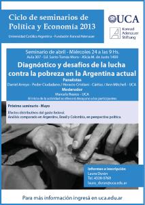 Diagnose und Herausforderungen für den Kampf gegen die aktuelle Armut in Argentinien
