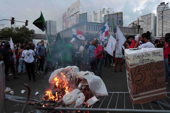 Demonstrationen Panama City Juni 2022