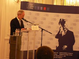 Eröffnungsvortrag der 20. Konrad-Adenauer-Vorlesung durch Frank Spengler, Leiter des Auslandsbüros Ungarn der Konrad-Adenauer-Stiftung