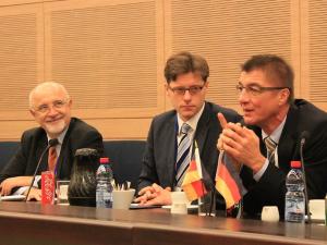 Dr. Andreas Schockenhoff MdB, Dr. Hartmut Philippe und Michael Mertes (v.r.n.l.)