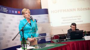 Staatssekretärin Dr. Rózsa Hoffmann und Dr. Hendrik Hansen, 15.05.2012