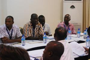 Participants from Ghana's NPP Party at the Voter Communication Workshop
