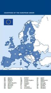Map of the European Union