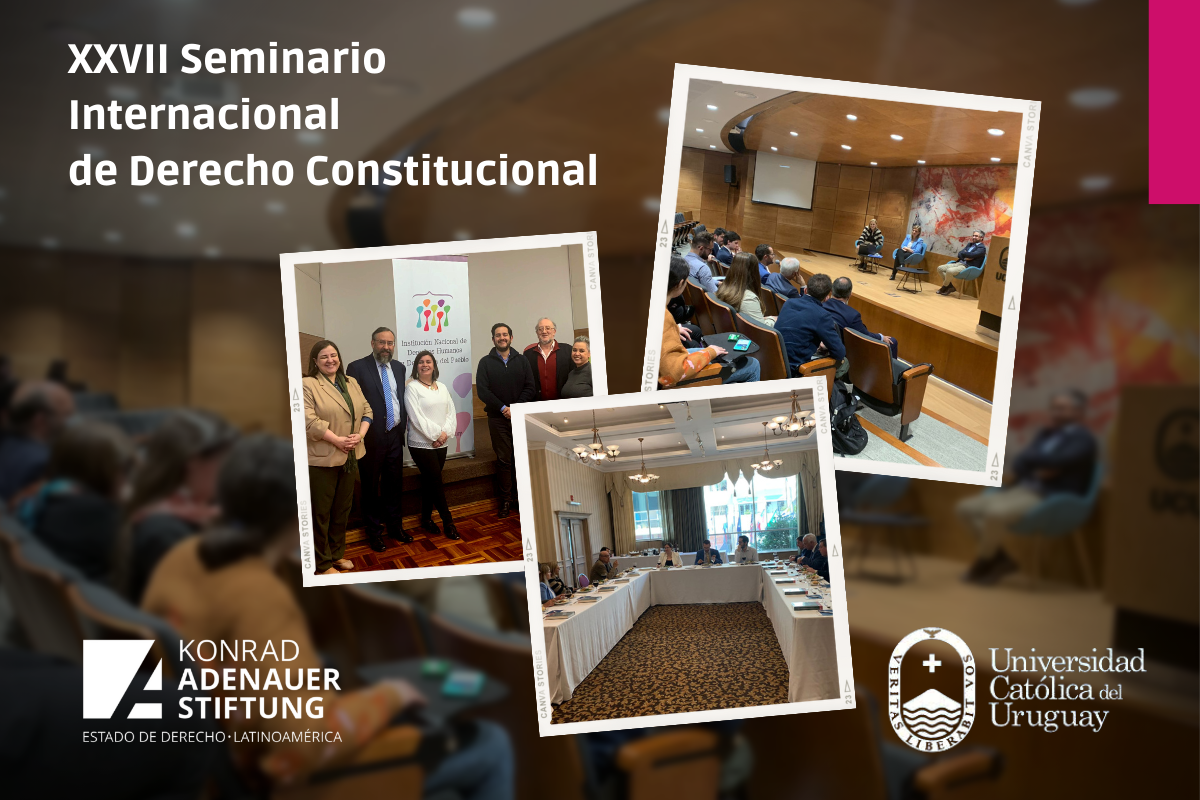 Portada XXVII Seminario Internacional  de Derecho Constitucional