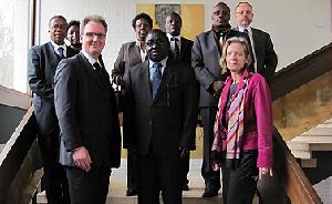 Judges of the East African Court of Justice during their visit to the German Academy of Judges