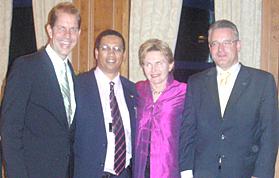 Dr. Wahlers mit der Premierministerin von Western Cape, Helen Zille