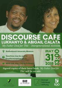 Discourse Café mit Lukhanyo and Abigail Calata