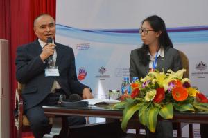 2nd Ocean Dialogue - Dr. Vu Thanh Ca speaking at the panel discussion
