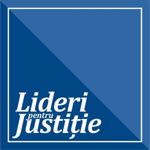 Logo program Lideri pentru Justitie / Leaders for Justice