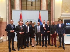 Delegation der Jungen Union Niedersachsen im Parlament der Republik Serbien