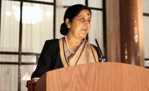 Dr. Sushma Swaraj, External Affairs Minister of India. | © Foreign and Commonwealth Office / Flickr / CC BY 2.0