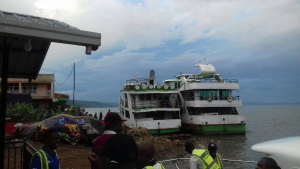 Hafen von Bukavu in der Provinz Süd-Kivu