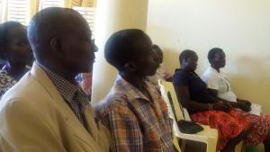 Participants from Kimalel following the presentations during he community dialogue forums