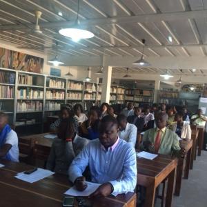 Teilnehmer beim CNDH-Seminar in Lubumbashi (15.06.2017)