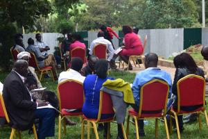 Participants keenly following discussions during one of the group activities.