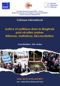 Justice et politique dans le Maghreb post-révoltes arabes; Réformes, Institutions, Réconciliations