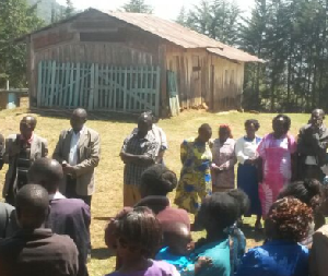 Introductions by participants from Illchamus Ward during the community forum