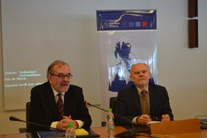 Jean-Noël Ferrié, Directeur de Sciences Po UIR Rabat, Helmut Reifeld Représentant Résident KAS-Maroc