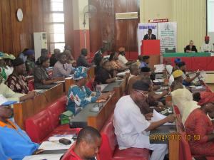 Participants at the Town Hall Meeting