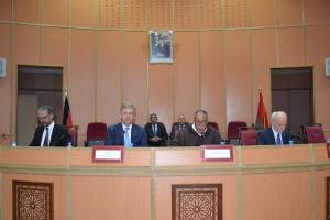 Rencontre de l'ancient president de la république Federal Allemande avec le President de la Region de Marrakech-Safi