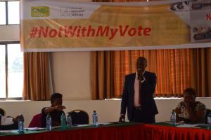 The whole event was accompanied by active social media mobilization using the hashtag: #NotWithMyVote and #SayNoToVoterBribery which were highly promoted on Twitter and Facebook.