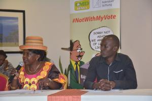 Hon. Rose Nyamunga, County MP and Women Representative described the voter bribery problem and how it affects the electoral process.