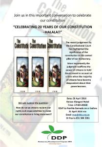 20 Years Constitution