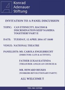 Panel discussion racism and ethnicity