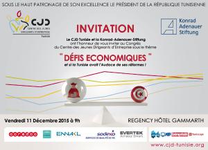 Défis économiques : Et si la Tunisie avait l’audace de ses réformes… !, 11 décembre 2015