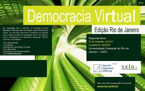 Divulgação democracia virtual - RJ